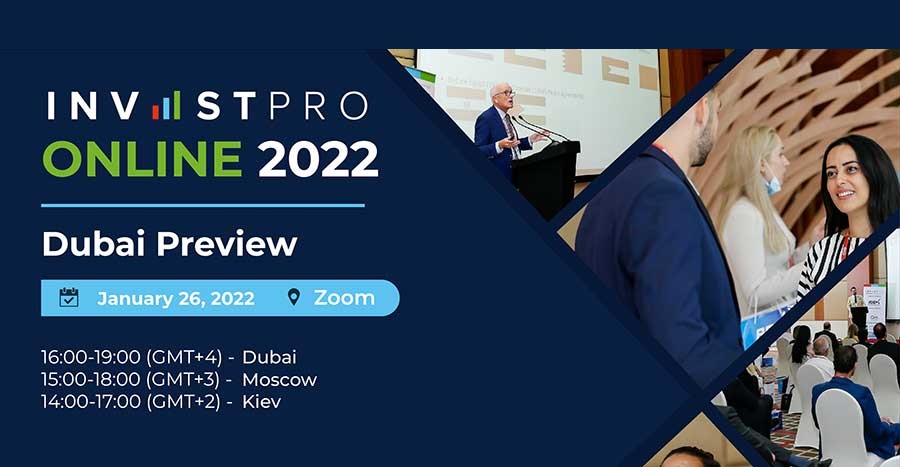 The conference InvestPro Online 2022 — Dubai Preview