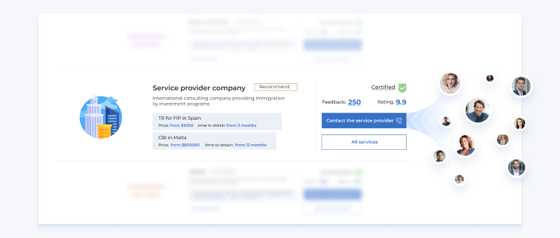The first marketplace of migration services iworld.com has launched!